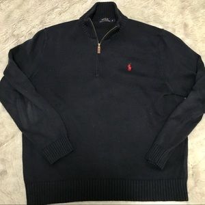 Polo Blue Zip Sweater